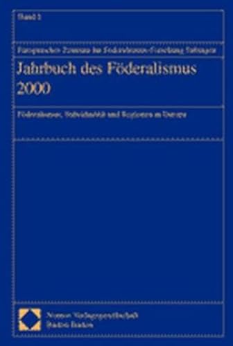 9783789066214: Jahrbuch des Fderalismus 2000: Fderalismus, Subsidiaritt und Regionen in Europa