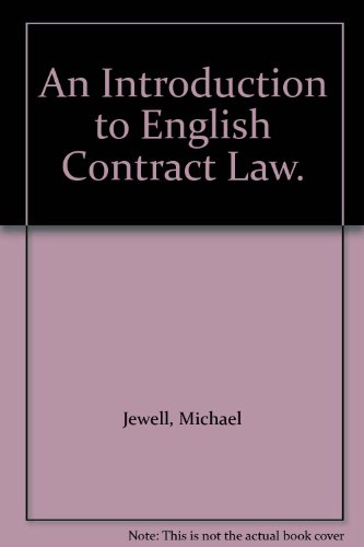9783789079696: An Introduction to English Contract Law.