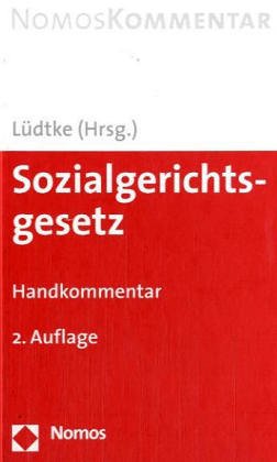 Imagen de archivo de Sozialgerichtsgesetz - SGG Handkommentar a la venta por Buchpark