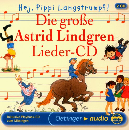 9783789103384: Die groŸe Astrid Lindgren Lieder-CD . Hej, Pippi Langstrumpf