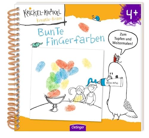 Beispielbild fr Krickel-Krakel Bunte Fingerfarben zum Verkauf von medimops