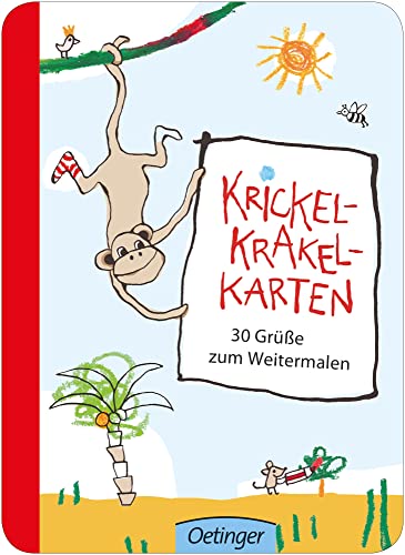 Imagen de archivo de Krickel-Krakel-Karten 30 Grsse zum Weitermalen a la venta por medimops