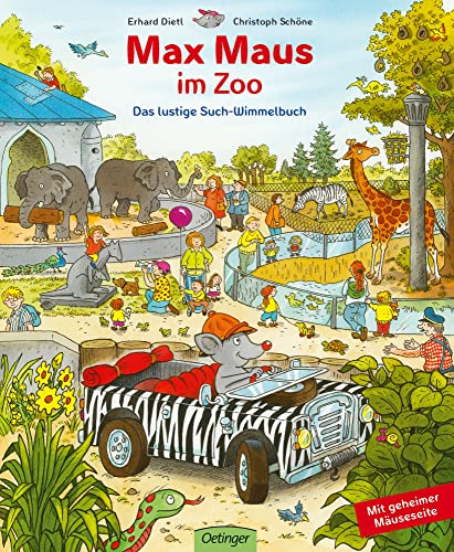 Max Maus im Zoo: Das lustige Such-Wimmelbuch - Dietl, Erhard