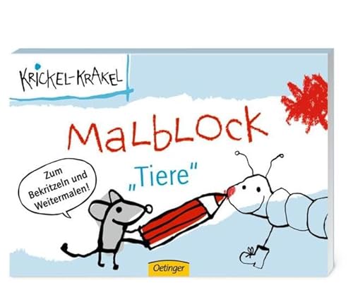 Beispielbild fr Krickel-Krakel Malblockbuch "Tiere" zum Verkauf von medimops