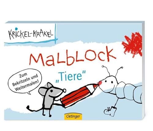 Stock-Bild f�r Krickel-Krakel. Malblock Tiere: Malbuch