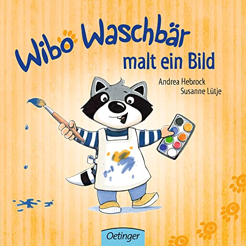 Stock image for Wibo Waschbr malt ein Bild for sale by Ammareal