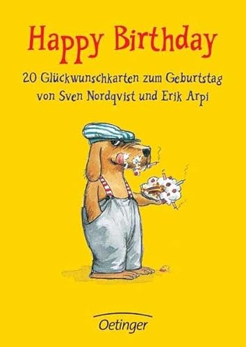 Beispielbild fr Happy Birthday, 20 Glckwunschkarten zum Geburtstag zum Verkauf von medimops