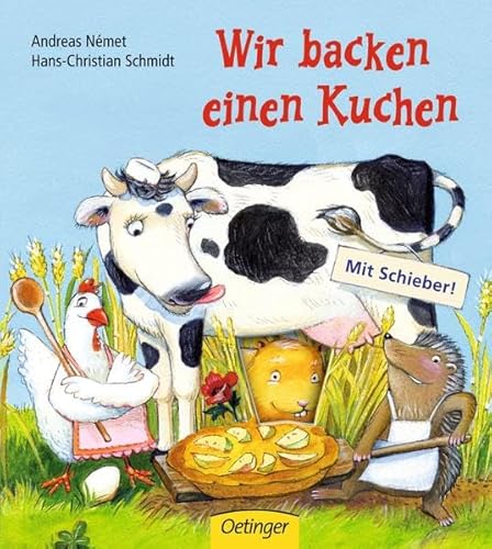 Stock image for Wir backen einen Kuchen: Die erste Geshcichte fr Kleine mit Schieber for sale by medimops