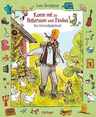 Stock image for Komm mit zu Pettersson und Findus! Ein Wimmelbilderbuch: Ab 30 Monate for sale by medimops