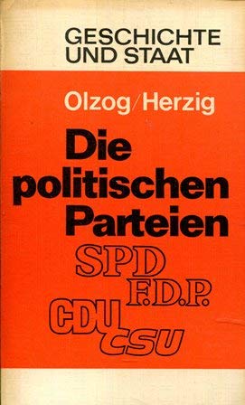 Beispielbild fr Die politischen Parteien in der Bundesrepublik Deutschland zum Verkauf von Bernhard Kiewel Rare Books