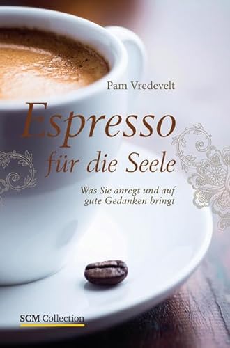 Espresso für die Seele: Was Sie anregt und auf gute Gedanken bringt Eine Pause einlegen und neue Energie tanken - was wäre dafür besser geeignet als ein Espresso? Gönnen Sie sich einen Espresso für Ihre Seele! Genießen Sie eine kurze Auszeit und holen Sie sich neue Energie. Die kurzen, alltagsnahen Impulse dieses Buches regen dazu an, Gott mitten im normalen Leben zu begegnen. Sie weiten den Horizont, zeigen neue Denkansätze und führen zu dem, der uns innere Ausgeglichenheit und neue Kraft gibt. - Vredevelt, Pam