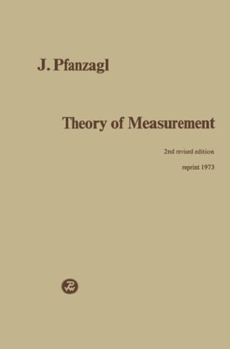 Theory of measurement. - Pfanzagl, Johann