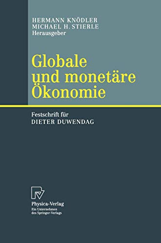 Beispielbild fr Globale und monetre konomie. zum Verkauf von CSG Onlinebuch GMBH