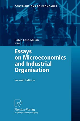 9783790801040: Essays on Microeconomics and Industrial Organisation (Contributions to Economics)