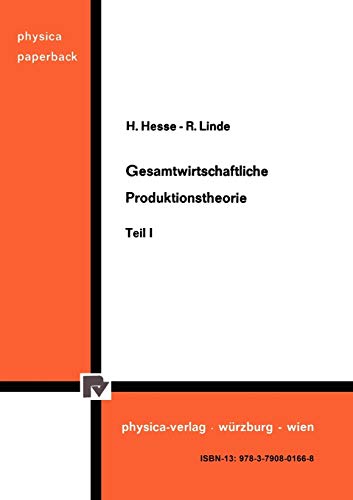 Stock image for Gesamtwirtschaftliche Produktionstheorie Teil I for sale by medimops