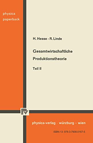 Stock image for Gesamtwirtschaftliche Produktionstheorie Teil II for sale by medimops