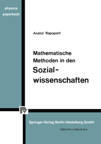 Mathematische Methoden in den Sozialwissenschaften.