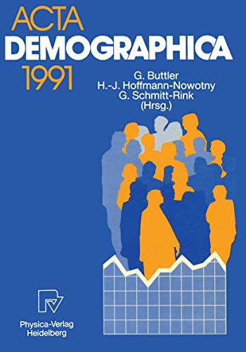 Stock image for Acta Demographica 1991 (German Edition) for sale by Lucky's Textbooks