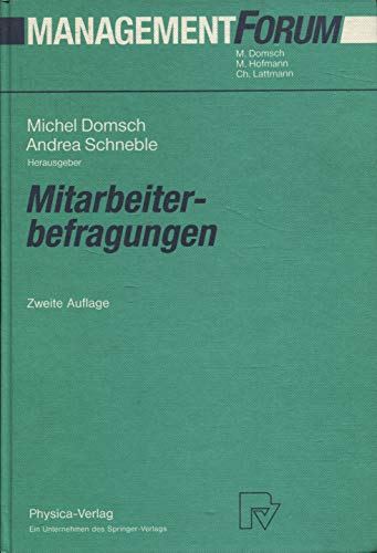 Mitarbeiterbefragungen (Management Forum) (German Edition)