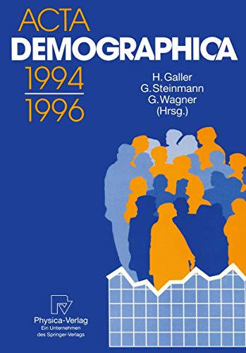 Stock image for Acta Demographica 1994-1996 for sale by Chiron Media