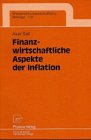 Imagen de archivo de Finanzwirtschaftliche Aspekte der Inflation a la venta por Buchpark