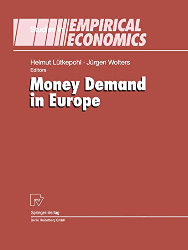 9783790811827: Money Demand in Europe (Studies in Empirical Economics)