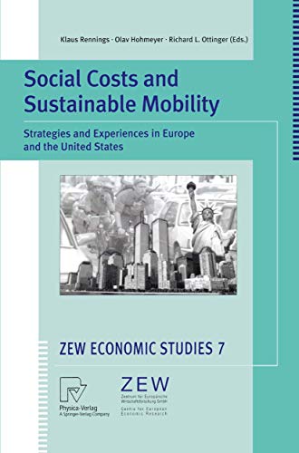 Beispielbild fr Social Costs and Sustainable Mobility zum Verkauf von Books Puddle