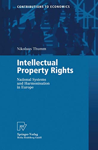 Imagen de archivo de Intellectual Property Rights : National Systems and Harmonisation in Europe a la venta por Chiron Media
