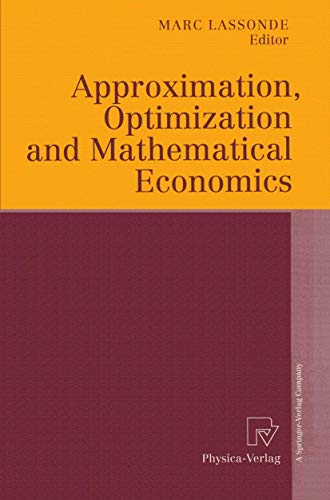 9783790813630: Approximation, Optimization and Mathematical Economics