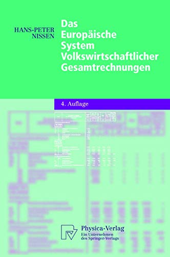 Beispielbild fr Das Europäische System Volkswirtschaftlicher Gesamtrechnungen zum Verkauf von WorldofBooks