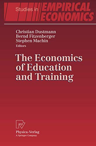 Stock image for The Economics Of Education And Training (Hb) for sale by Basi6 International