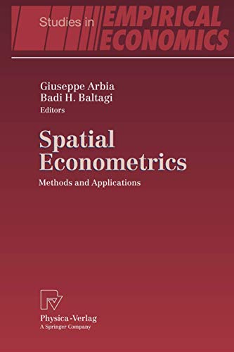9783790825633: Spatial Econometrics: Methods and Applications (Studies in Empirical Economics)
