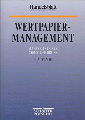Stock image for Wertpapiermanagement for sale by Buchpark
