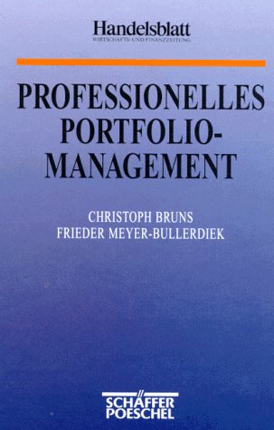 Stock image for Professionelles Portfolio Management for sale by medimops