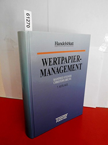 Stock image for Wertpapiermanagement for sale by medimops