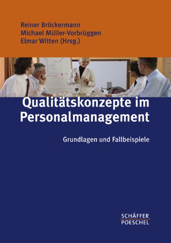 Imagen de archivo de Qualittskonzepte im Personalmanagement: Grundlagen und Fallbeispiele a la venta por medimops