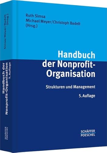 Stock image for Handbuch der Nonprofit-Organisation: Strukturen und Management for sale by medimops