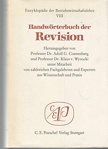 Imagen de archivo de Handwrterbuch der Revision (HWRev) a la venta por medimops