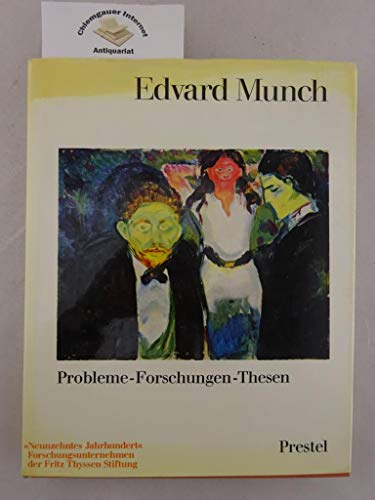 9783791300344: Edvard Munch. Probleme, Forschungen, Thesen