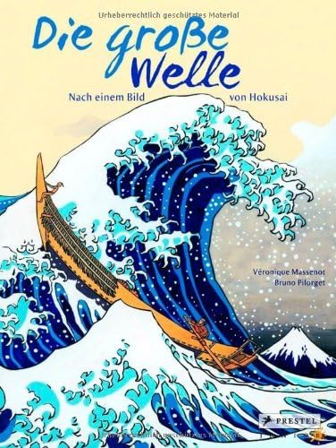 Beispielbild fr Die groe Welle: Nach einem Bild von Hokusai (Gebundene Ausgabe) japanischer Knstler japanische Kunst Japan Original-Titel la grande vague Vronique Massenot Kunstgeschichte Archologie Bruno Pilorget Die grosse Welle Nach einem Bild von Hokusai Warmherzig und mrchenhaft   der Junge aus dem Meer - Eine groe Welle splt an einem strmischen Wintertag den neugeborenen Jungen Noaki in das Boot des Fischers Taro. Doch sieben Jahre sind seit dem Sturm vergangen und Noaki ist immer noch so klein wie damals. Muss er zurck ins Meer, um wachsen zu knnen? Eines Tages begegnet ihm ein geheimnisvoller Goldfisch Ausdrucksstarke Illustrationen im Stil des japanischen Knstlers Hokusai. Vronique Massenot studierte Kunstgeschichte und Archologie, bevor sie mit dem Schreiben von Romanen und Kurzgeschichten fr Kinder begann. Bruno Pilorget arbeitet als Illustrator und lebt in der Bretagne in Frankreich. Illustrationen Bruno Pilorget Sprache deutsch Original-Titel la grande vague Mae 240 x 320 m zum Verkauf von BUCHSERVICE / ANTIQUARIAT Lars Lutzer