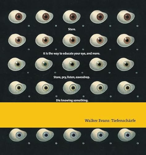 Walker Evans: Tiefenschärfe. Texte von John John T. Hill. Heinz Liesbrock. Jerry L. Thompson. Alan Trachtenberg. Thomas Weski. - Evans, Walker - Hill, John T. und Liesbrock, Heinz (Herausgeber)