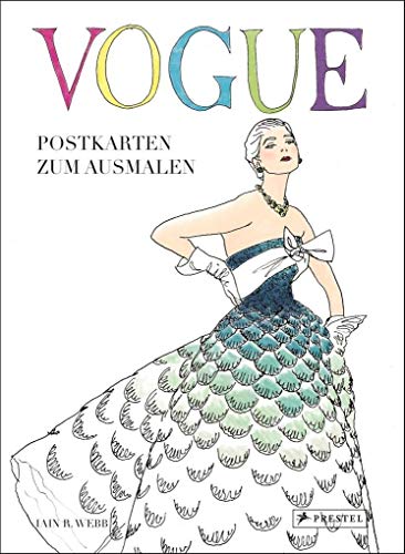 Beispielbild fr VOGUE - Postkarten zum Ausmalen: Postkartenbuch mit 24 Motiven zum Ausmalen zum Verkauf von WorldofBooks