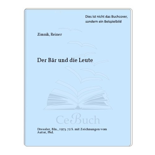 Stock image for Der Br und die Leute. for sale by medimops