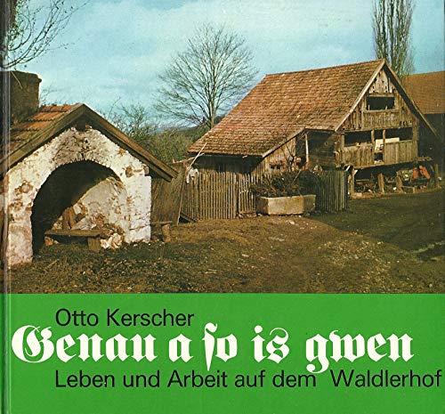 Stock image for Genau a so is gwen. Leben und Arbeit auf dem Waldlerhof. for sale by Antiquariat Hans Hammerstein OHG