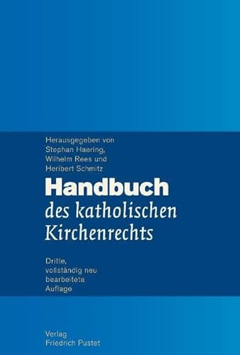 Handbuch des katholischen Kirchenrechts -Language: german - Stephan Haering