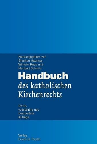 Stock image for Handbuch des katholischen Kirchenrechts -Language: german for sale by GreatBookPrices