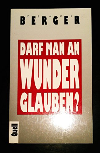 Stock image for Darf man an Wunder glauben? for sale by RiLaoghaire