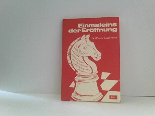 Stock image for Einmaleins der Erffnung for sale by medimops