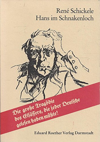 Beispielbild fr Hans im Schnakenloch. Erinnerung an einen vergessenen Pazifisten. Zur Inszenierung von Eike Gramss am Staatstheater Darmstadt 1982. Darmstdter Theaterreihe 1 zum Verkauf von Hylaila - Online-Antiquariat