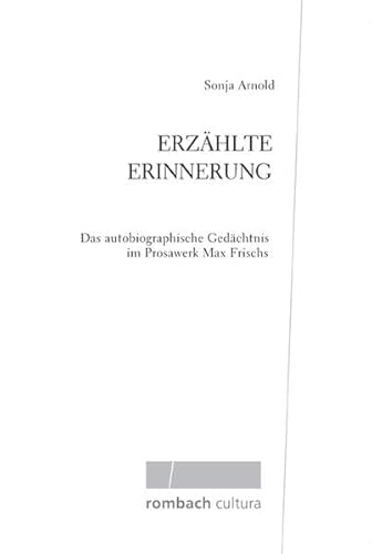 9783793097150: Arnold, S: Erzhlte Erinnerung